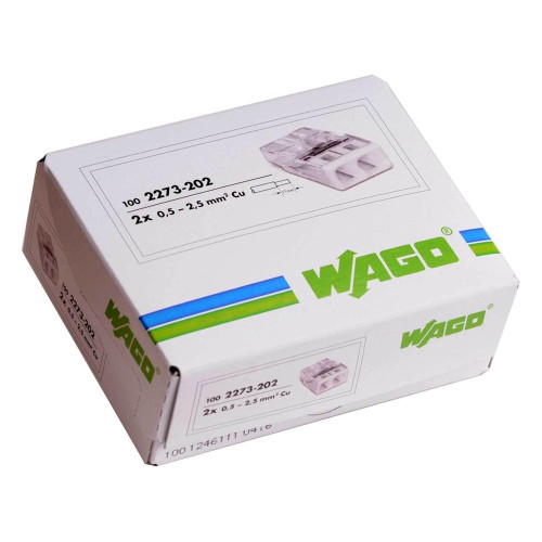 Клемма Wago на 2 провода, 2273-202
