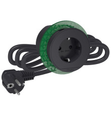 Розетка в стол 220в, антрацит, INS44001 Schneider Electric