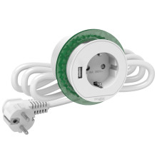Розетка в стол 220в с USB тип А, белый, INS44004 Schneider Electric