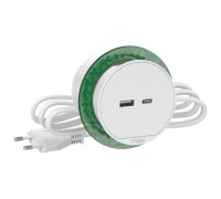 Розетка USB для зарядки в стол, белый, INS44008 Schneider Electric