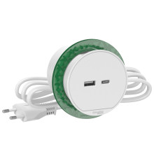 Розетка USB для зарядки в стол, белый, INS44008 Schneider Electric