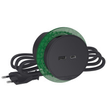 Розетка USB для зарядки в стол, антрацит, INS44009 Schneider Electric