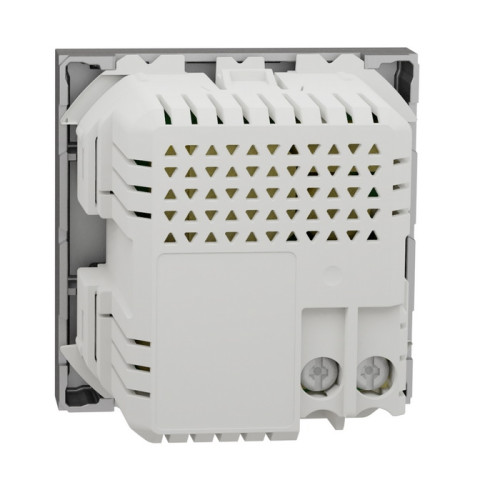 Розетка USB для зарядки, двойная, алюминий, 2 модуля, Unica New Schneider NU341830
