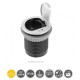 Удлинитель 220В с USB в стол, алюминий, GTV CHARGER MINI AE-BPW1S1UCH-53