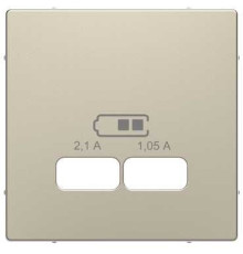 Накладка USB розетки, сахара, Merten MTN4367-6033