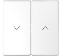 Накладка механизма управления жалюзи, белый лотос, Merten MTN3855-6035