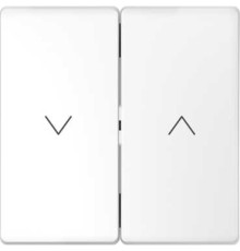 Накладка механизма управления жалюзи, белый лотос, Merten MTN3855-6035