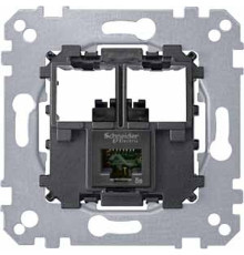 Розетка компьютерная RJ45 UTP, одинарная, Merten MTN4575-0001