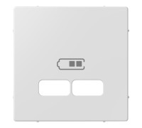 Накладка USB розетки, активный белый, Merten MTN4367-0325