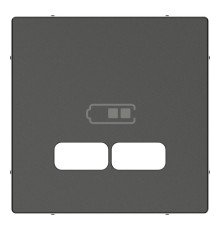 Накладка USB розетки, антрацит, Merten MTN4367-0414