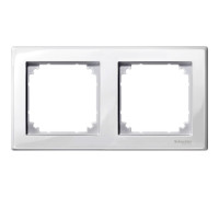 Рамка 2 поста, полярно-белый, Merten M-SMART MTN478219