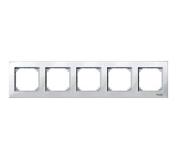 Рамка 5 постов, полярно-белый, Merten M-PLAN MTN515519
