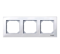 Рамка 3 поста, активный белый, Merten M-PLAN MTN515325