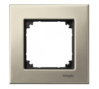 Рамка 1 пост, титан, Merten M-Elegance Металл MTN403105