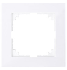 Рамка 1 пост, активный белый, Merten M-Pure MTN4010-3625