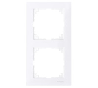 Рамка 2 поста, активный белый, Merten M-Pure MTN4020-3625