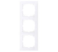 Рамка 3 поста, активный белый, Merten M-Pure MTN4030-3625