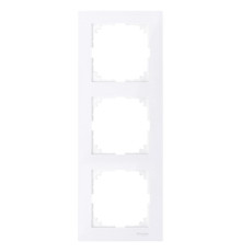 Рамка 3 поста, активный белый, Merten M-Pure MTN4030-3625