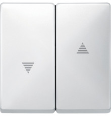 Накладка механизма управления жалюзи, белый, Merten MTN411519