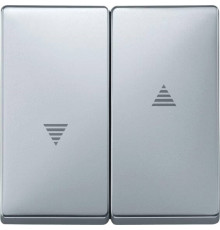 Накладка механизма управления жалюзи, алюминий, Merten MTN411560