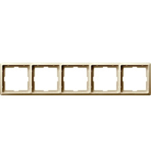 Рамка 5 постов, бежевый, Merten Artec MTN481544