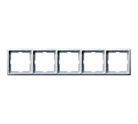 Рамка 5 постов, белый, Merten Artec MTN481519