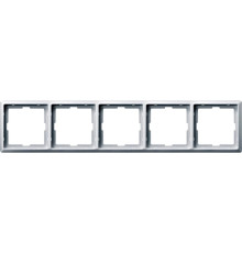 Рамка 5 постов, белый, Merten Artec MTN481519