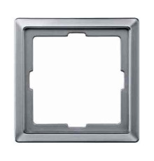 Рамка 1 пост, алюминий, Merten Artec MTN481160