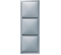 Рамка 3 поста, алюминий, Merten Artec MTN481360