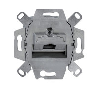 Розетка компьютерная RJ45 UTP, одинарная, Merten MTN4530-0000