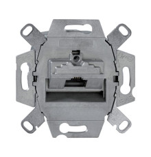 Розетка компьютерная RJ45 UTP, одинарная, Merten MTN4530-0000