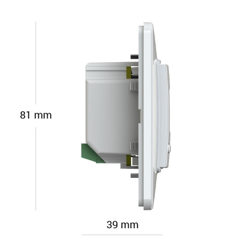Wi-Fi терморегулятор terneo ax, белый