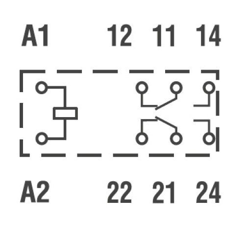 Реле 8А, катушка 12 В постоянного тока, 405290120000 Finder