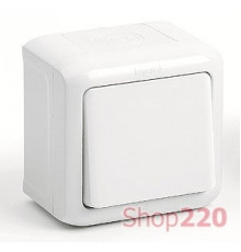 Выключатель IP44 универсальный, белый, 782363 Legrand Forix