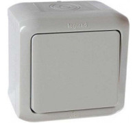 Выключатель IP44 универсальный, серый, 782383 Legrand Forix