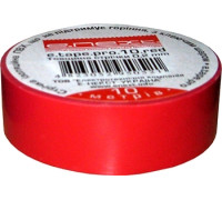 Изолента самозатухающая, 10м, красная, e.tape.pro.10.red Enext p0450001