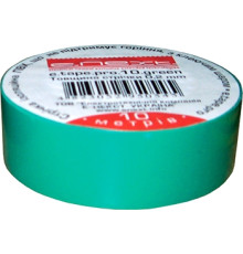 Изолента самозатухающая, 10м, зеленая, e.tape.pro.10.green Enext p0450003
