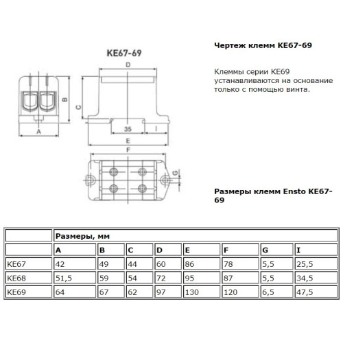 Распределительный блок, серый, Al/Cu 16-95 мм кв