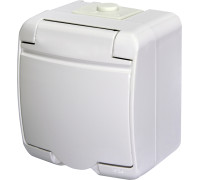 Розетка накладная, белый, IP 54 Hermetics ETI 4668015