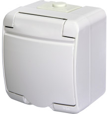 Розетка накладная, белый, IP 54 Hermetics ETI 4668015