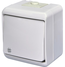 Выключатель перекрестный накладной, белый, IP 54 Hermetics ETI 4668005