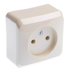 Розетка накладная, бежевый, Prima WDE001100 Schneider Electric