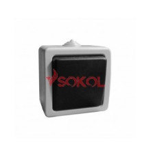 Выключатель проходной накладной IP 54 Титан Sokol