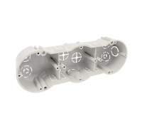 Подрозетник строенный в сплошные стены, KP 64/3 Kopos
