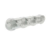 Подрозетник четвертной в сплошные стены, KP 64/4 Kopos
