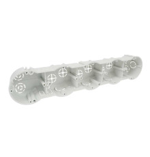 Подрозетник пятерной в сплошные стены, KP 64/5_KA Kopos