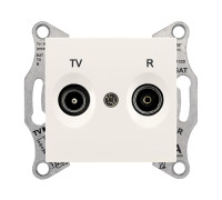 Розетка TV/R проходная, кремовый, Sedna SDN3301823 Schneider