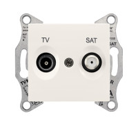 Розетка TV/SAT оконечная, кремовый, Sedna SDN3401623 Schneider