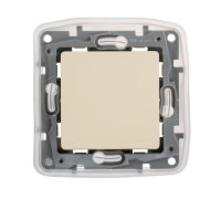 Выключатель влагостойкий IP44, слоновая кость, 672300 Legrand Etika