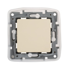 Выключатель влагостойкий IP44, слоновая кость, 672300 Legrand Etika